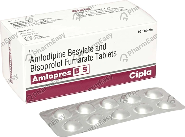 Amlopres B5 Tablet - 1 Strip