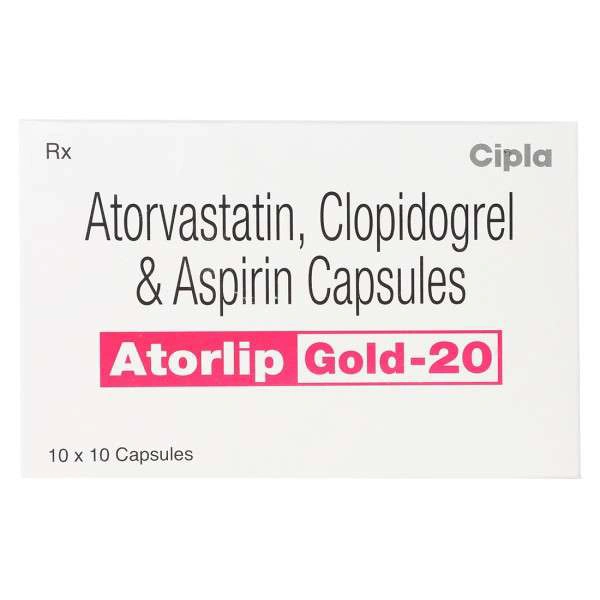 Atorlip Gold 20 Capsule - 1 Strip