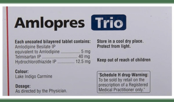 Amlopres Trio Tablet - 1 Strip