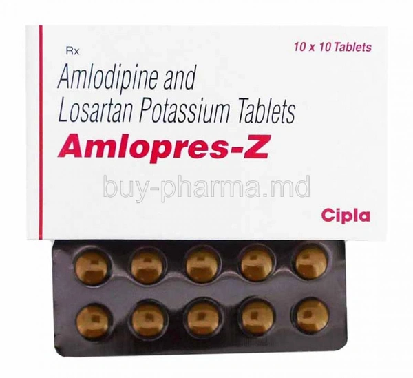 Amlopres-Z 50mg/5mg Tablet - 1 Strip