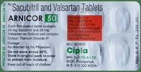 Arnicor 50 Tablet - 1 Strip