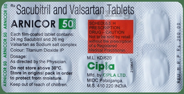 Arnicor 50 Tablet - 1 Strip