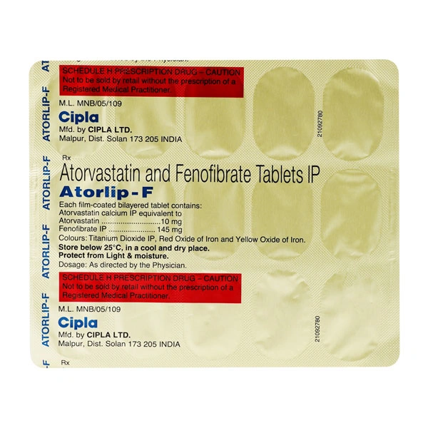 Atorlip-F Tablet - 1 Strip
