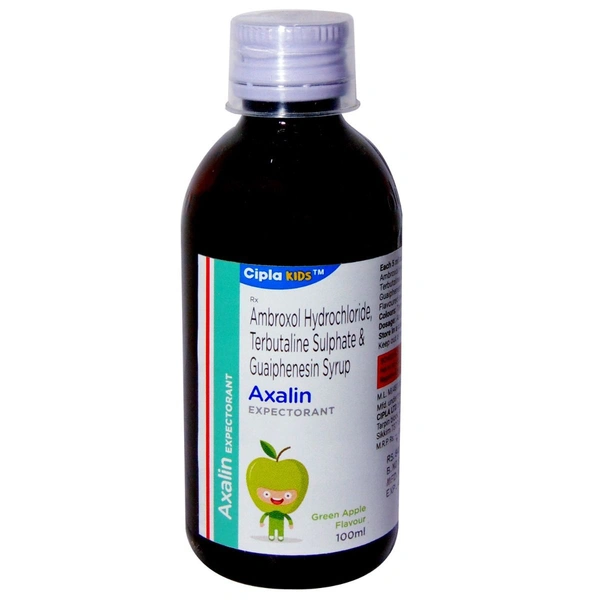 Axalin Expectorant Green Apple - 1 Bottle