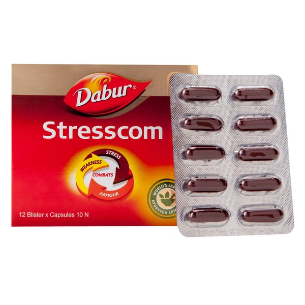 Dabur Stresscom Tablet - 1 Strip