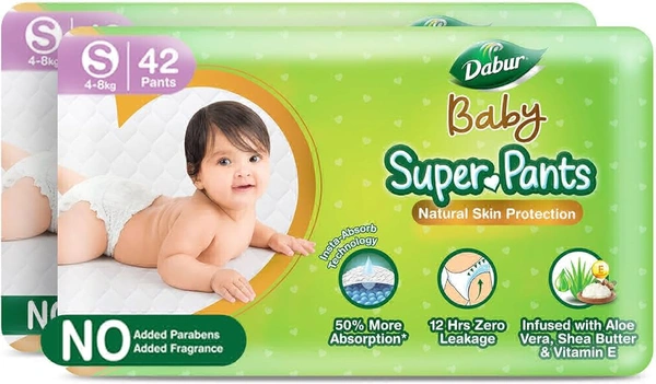 Dabur Baby Super Pants - Small, 42 Pants