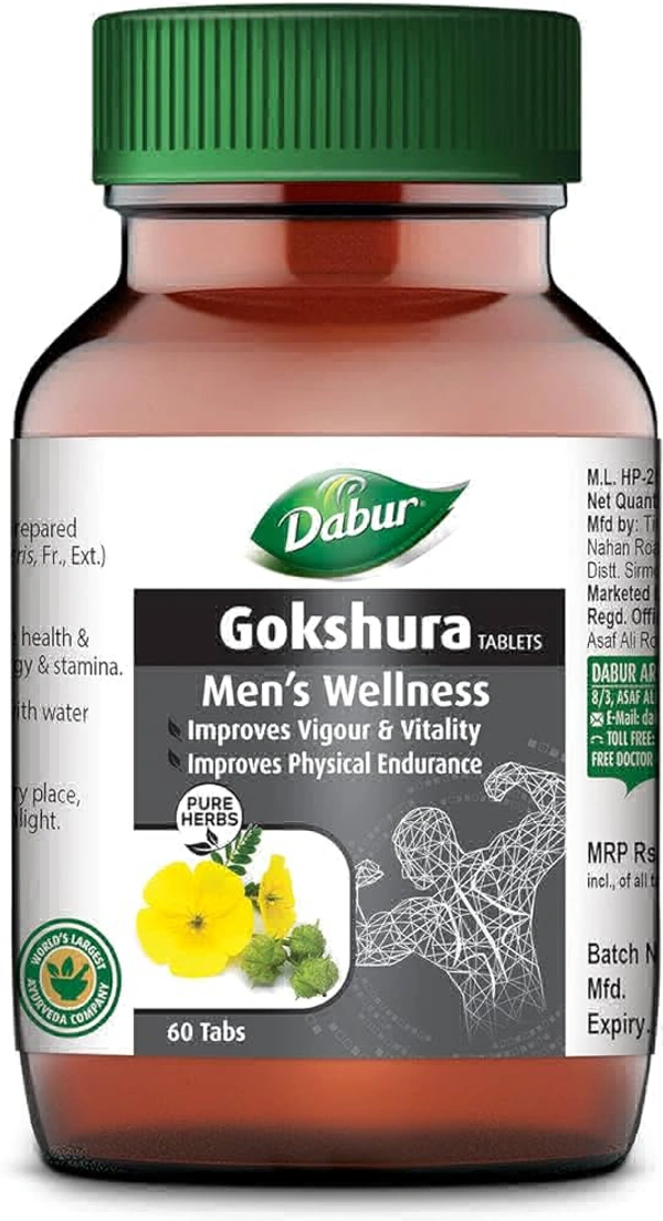 Dabur Gokshura Tablet - 1 Bottle
