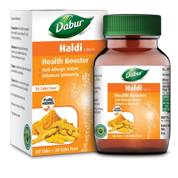 Dabur Haldi Tablet - 1 Bottle