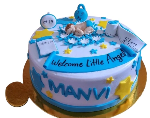 New Born Baby Cake  - 1 Kg