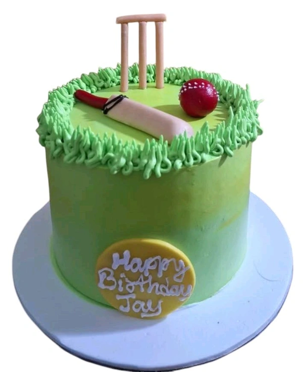 Cricket Theme Birthday Cake - 1 Kg
