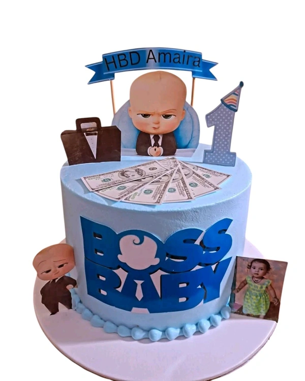 Boss Baby  Blue Cake - 1 Kg