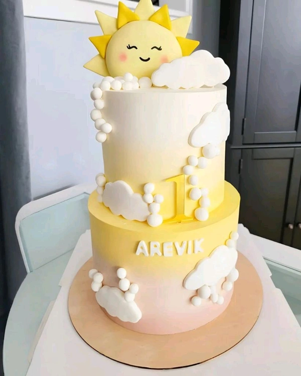 Sun Baby Shower Cake - 5 Kg