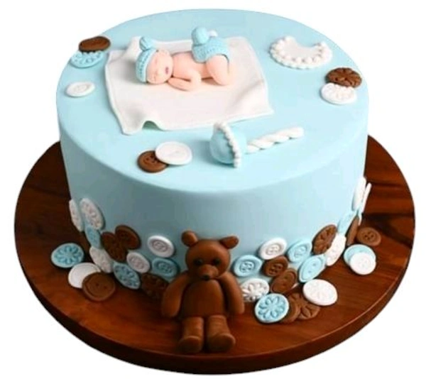 Dreamy Baby Shower Cake - 1kg