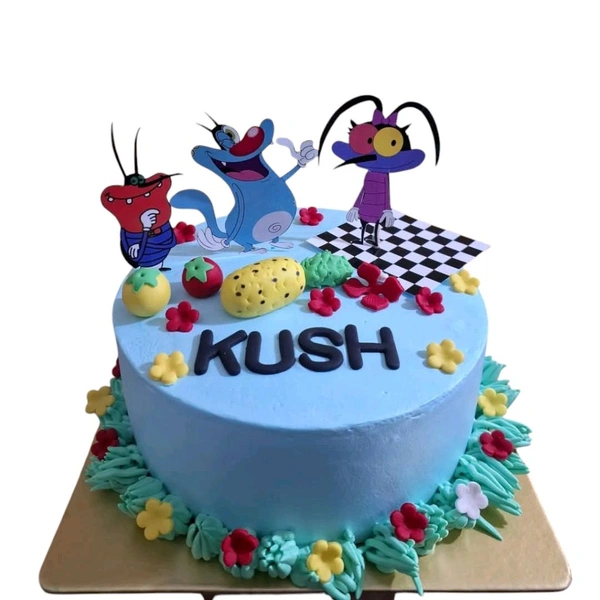 Oggy Cartoon Cake - 4 Kg