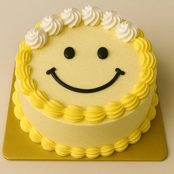 Smiley Face Cake - 1 Kg