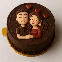 Love Birds Cake - 1 Kg