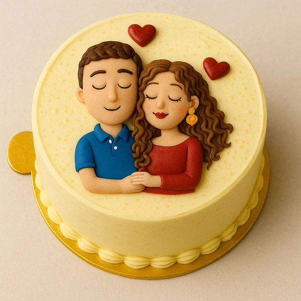 Love Birds Cake - 1 Kg