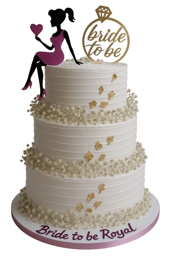 Regal Bride-To-Be Cake - 2 Kg