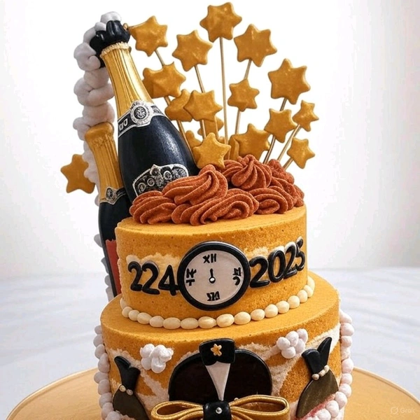 New Year Eve Celebration Cake  - 4 Kg