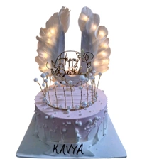 Angel Wings Birthday Cake - 6.5 Kg