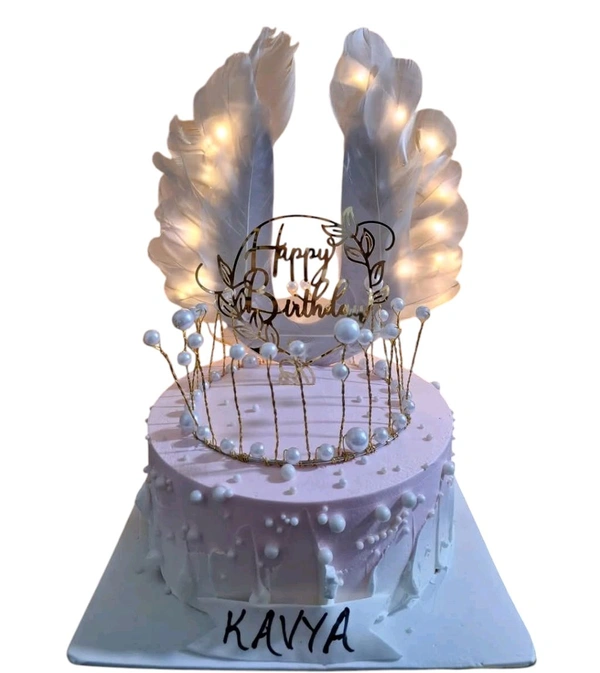 Angel Wings Birthday Cake - 6.5 Kg