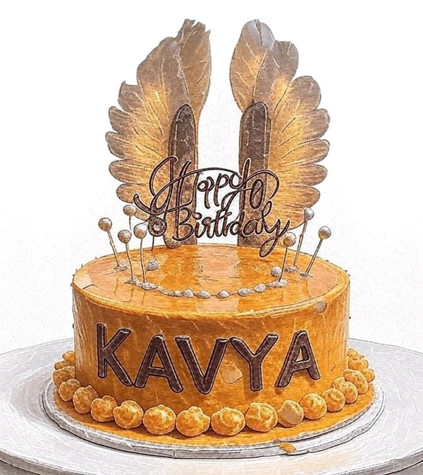 Angel Wings Birthday Cake - 6.5 Kg