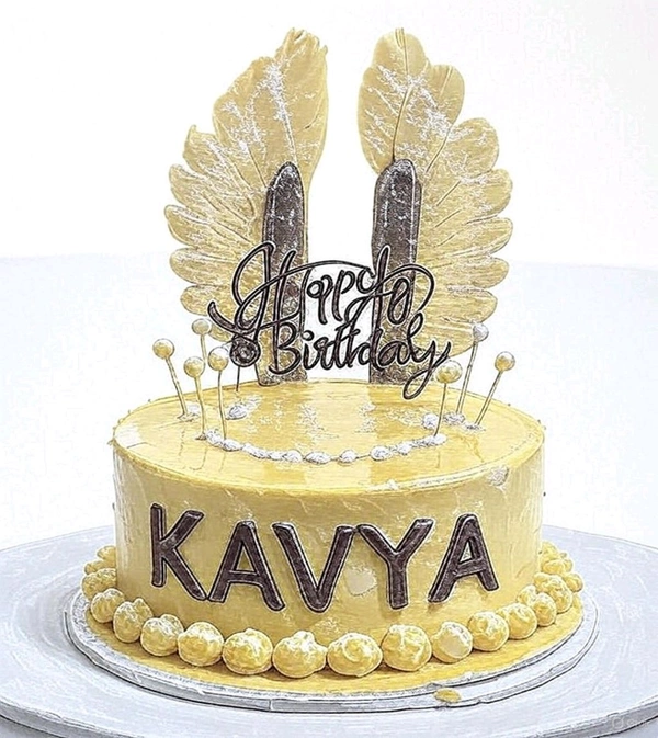 Angel Wings Birthday Cake - 6.5 Kg