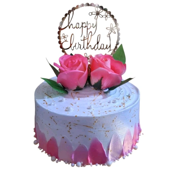 Rose Birthday Cake - 1.5 Kg