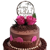 Rose Birthday Cake - 1.5 Kg