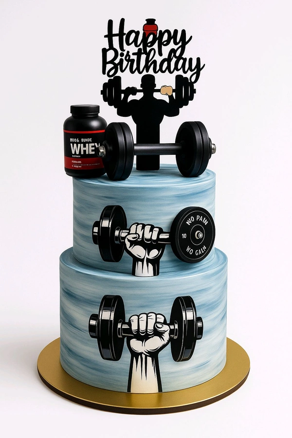 Gym Lover Birthday Cake - 7 Kg