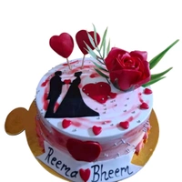 Couple 's Anniversary Cake - 2 Kg