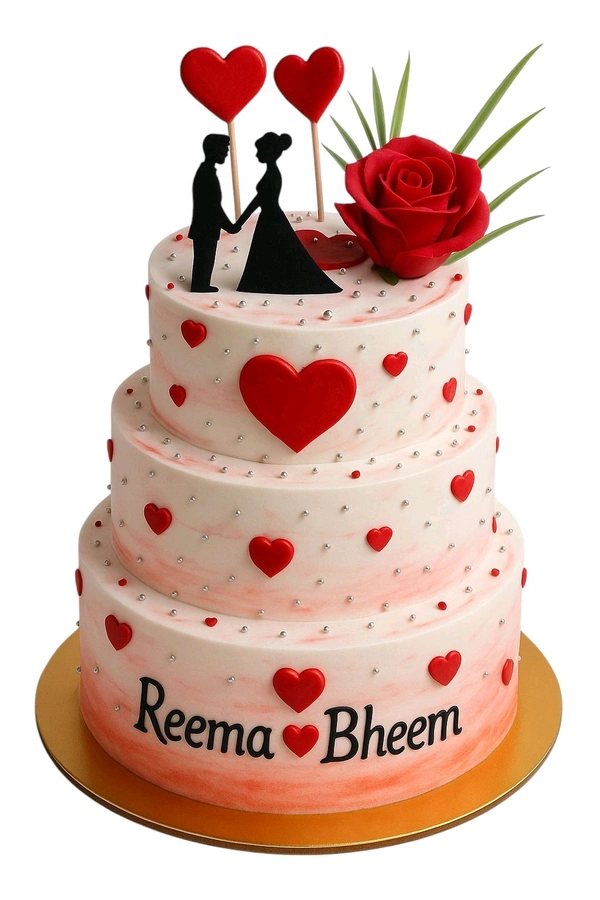 Couple 's Anniversary Cake - 2 Kg