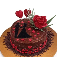 Couple 's Anniversary Cake - 2 Kg