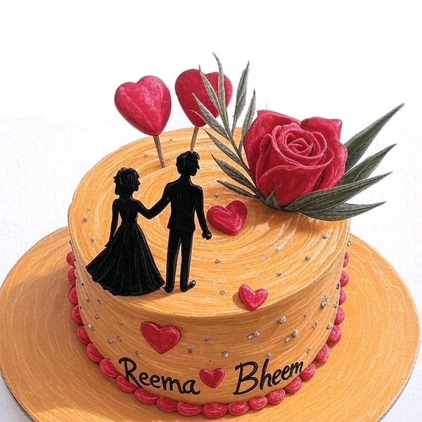 Couple 's Anniversary Cake - 2 Kg