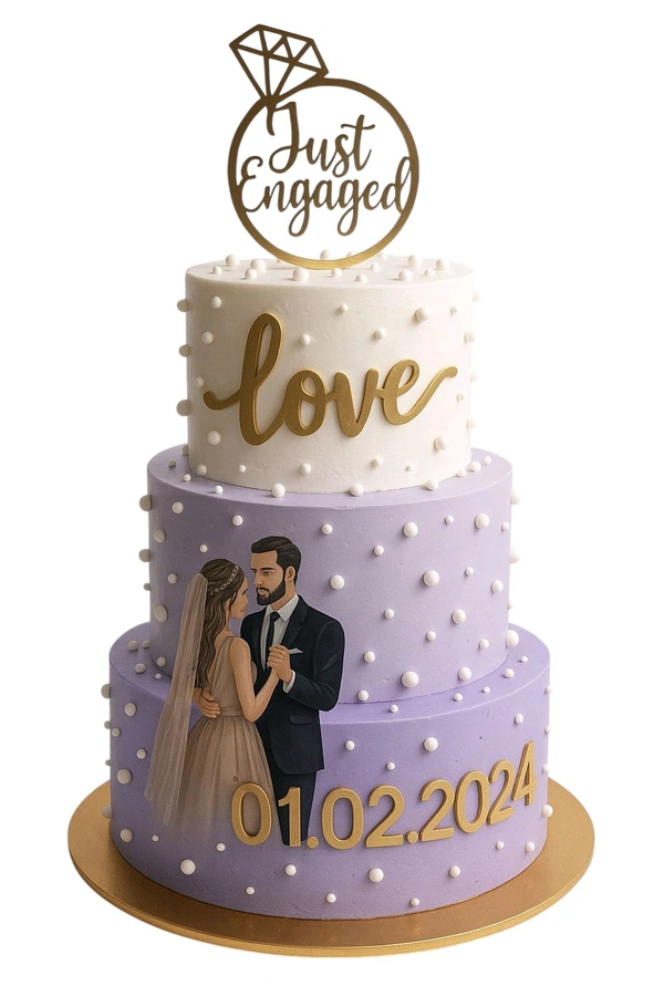 Celebration of Engage Cake - 7 Kg