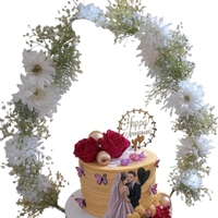 Floral Anniversary Cake - 9.5 Kg