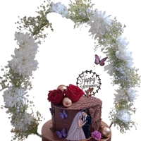 Floral Anniversary Cake - 9.5 Kg