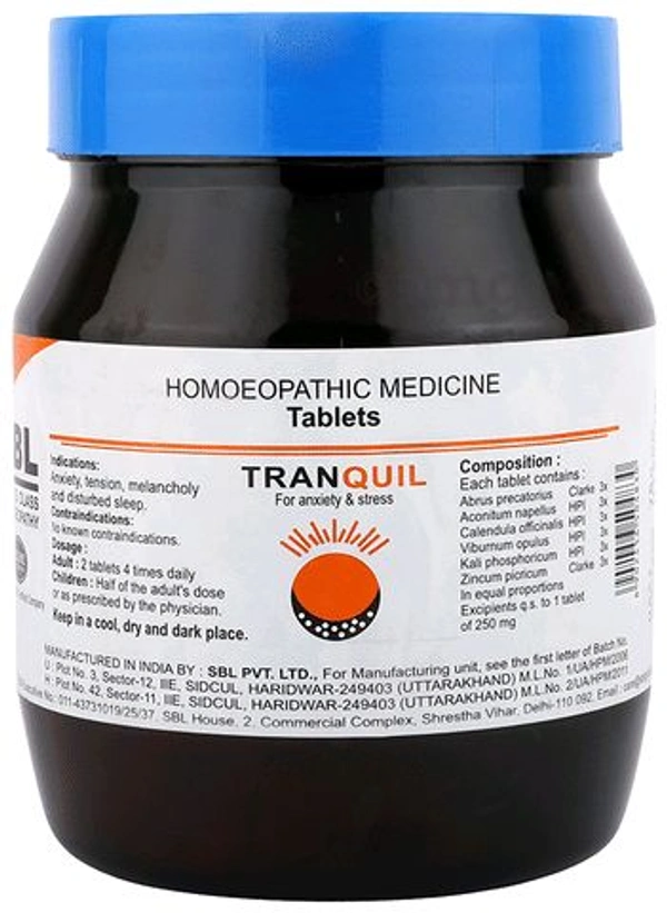 SBL TRANQUIL Tablets  - 450gm