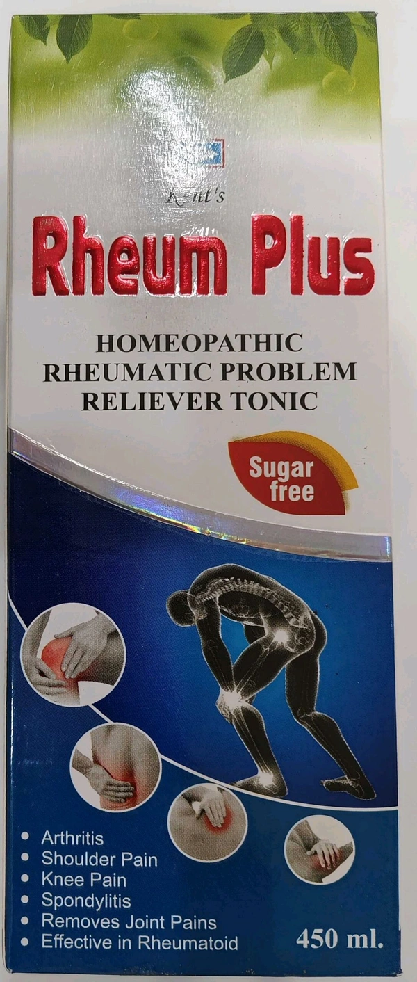 Kent’s Rheum Plus Syrup – Sugar-Free Relief for Joint & Muscular Pain - 450ml