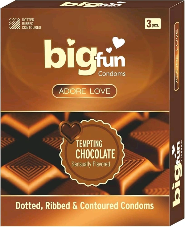 BigFun Condom - Chocolate, 1 Packet