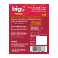 BigFun Condom - Strawberry, 1 Packet