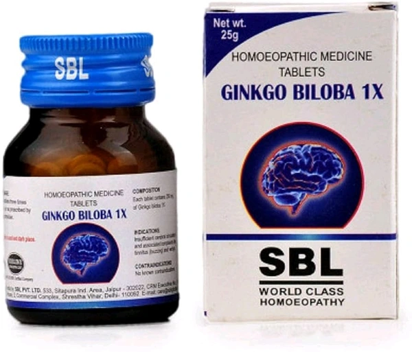 SBL Ginkgo Biloba 1X - 25gm