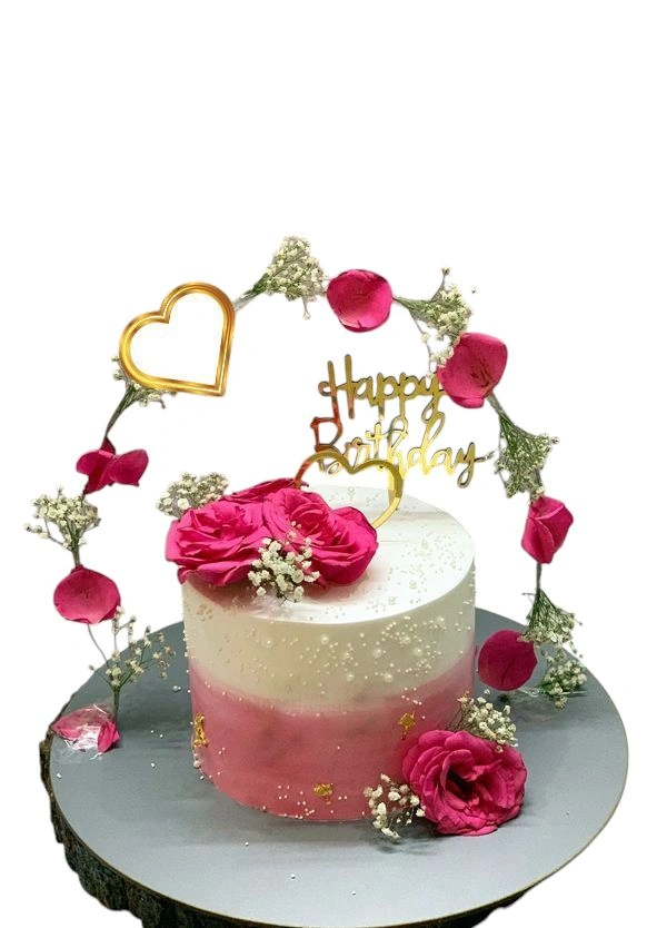Romantic Bloom Cake - 1 Kg