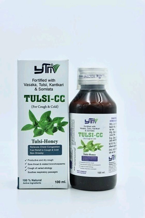 YTM Tulsi-CC Syrup  - 1 Bottle