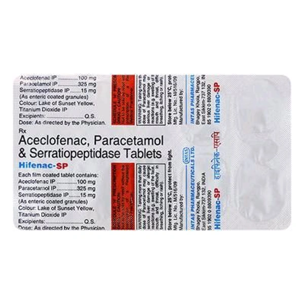 Hifenac SP Tablet - 1 Strip