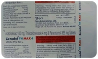Zerodol TH Max 4 tablet - 1 Strip
