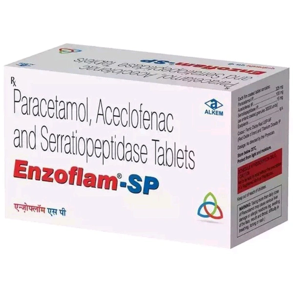 Enzoflam-SP Tablet - 1 Strip