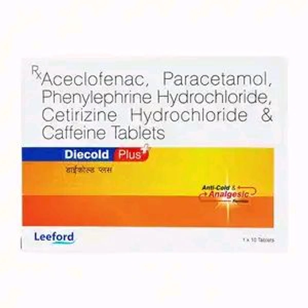 Diecold Plus Tablet - 1 Strip