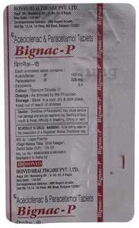 Bignac P Tablet - 1 Strip