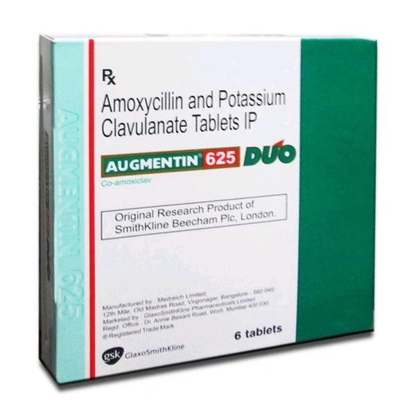 Augmentin 625 Duo Tablet - 1 Strip